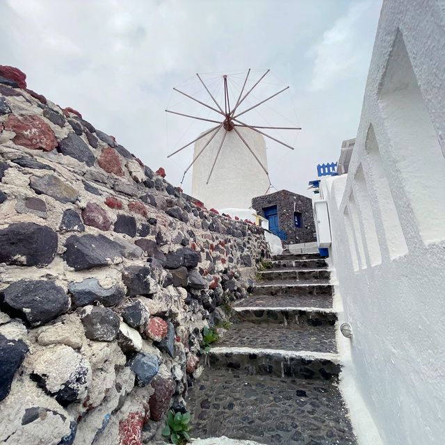 The Windmills of Santorini & History 🩵