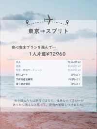 日本→クロアチア🇭🇷意外と安い！航空券