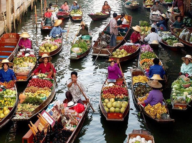 Damnoe floating market 🇹🇭 