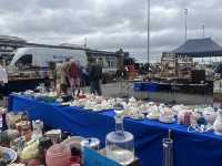 Many options of antique furniture, homeware in Sunbury antique market