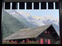 Chamonix spa hotel with Mont Blanc view