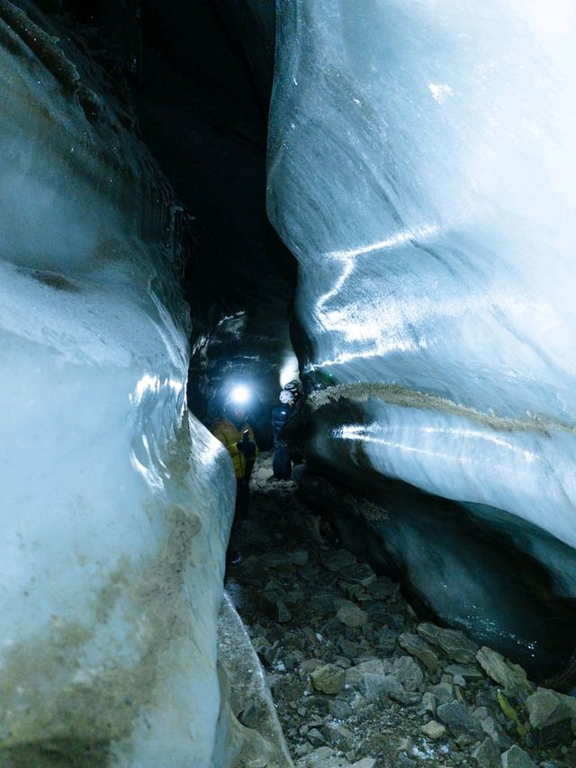 ❄️ Into the Ice: Exploring Svalbard’s Ice Caves ❄️