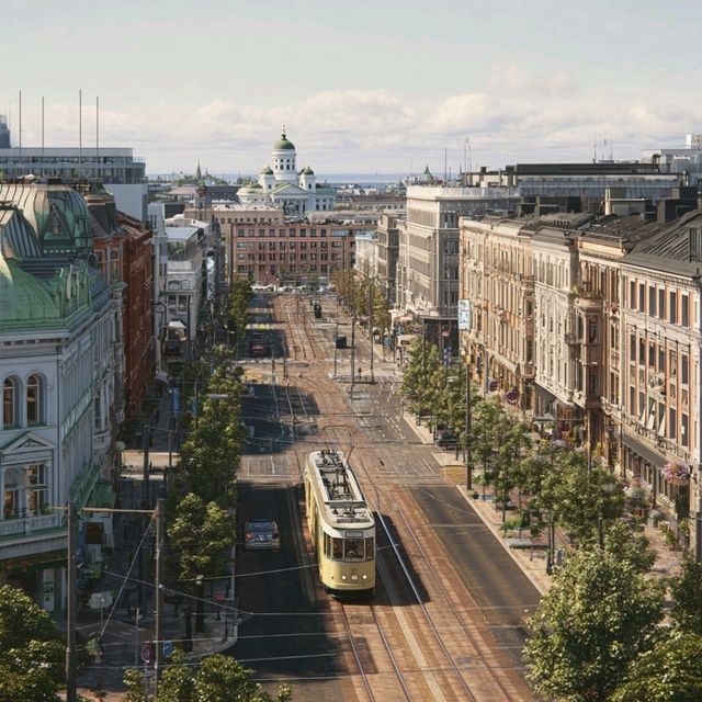 Rain or shine, Helsinki’s cityscape knows how to flex its style! 🌦️✨