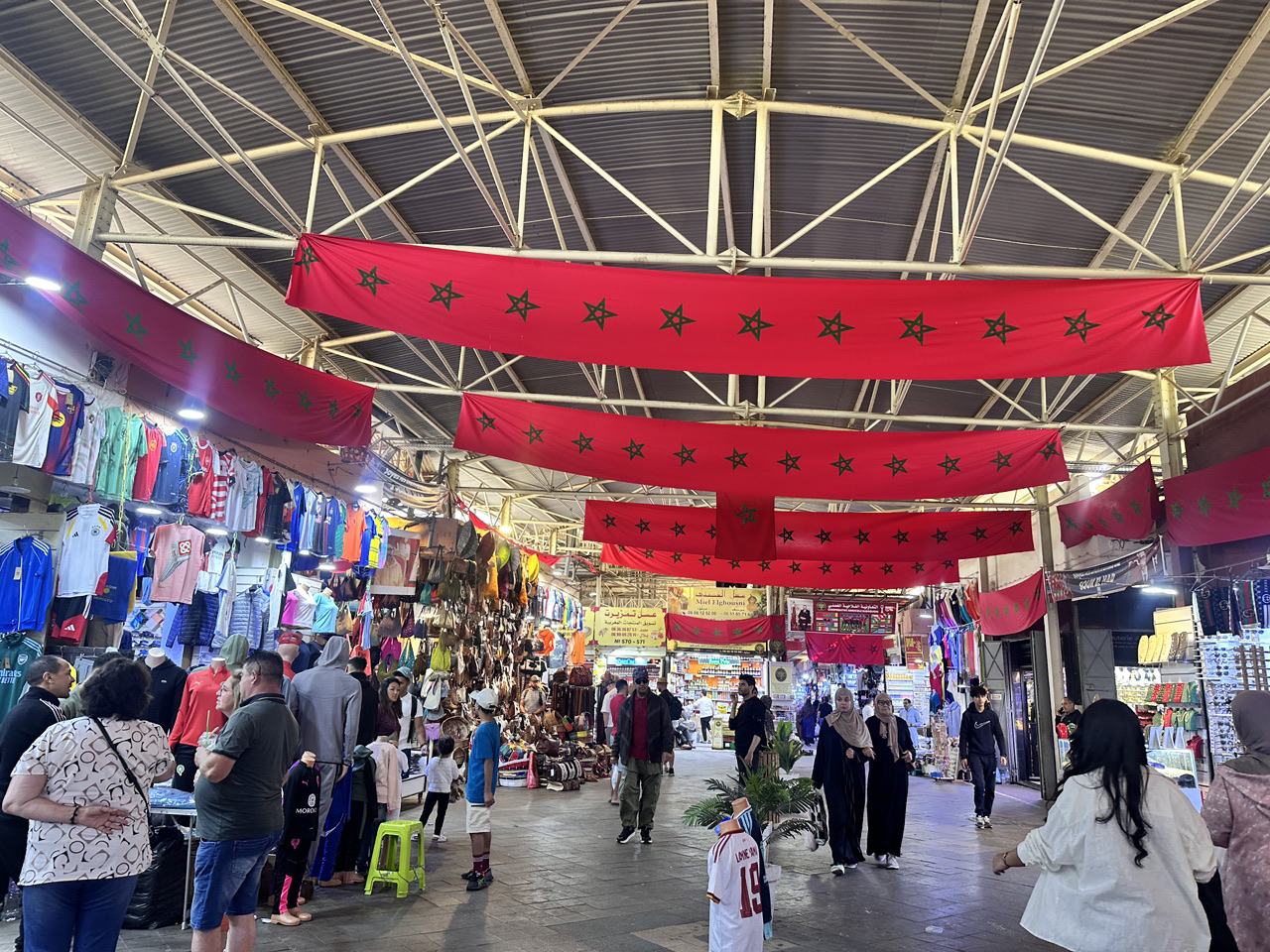 Souk el had Agadir Morocco. Largest souk in Africa