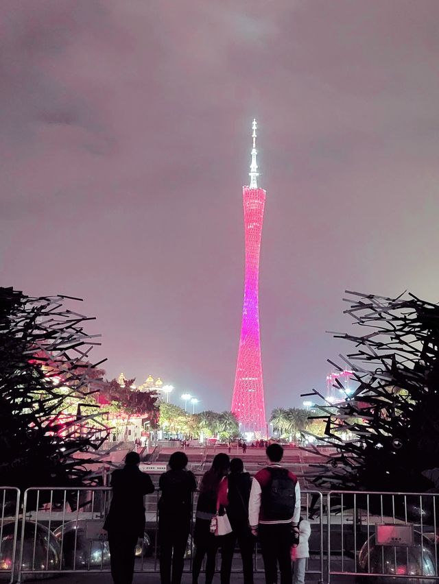 Views of the Canton tower from various angles