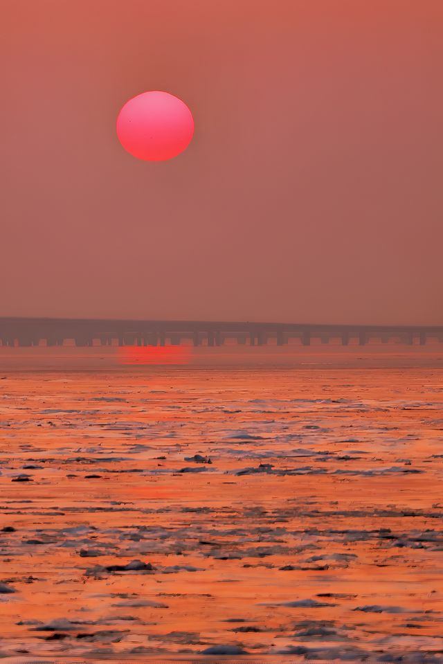 一夜之間！！青島變成了北極！！