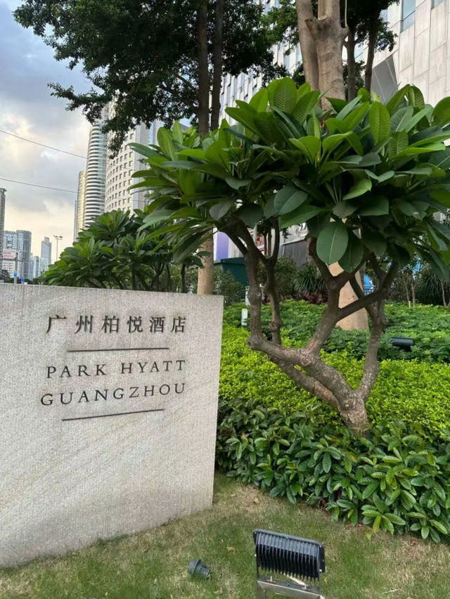 Stayed Park Hyatt  Hotel  Guangzhou 🇨🇳