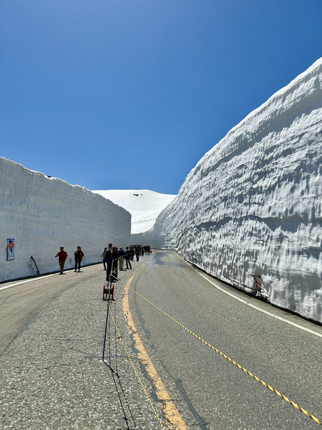 每年只限定兩個月的20米高大雪牆太震撼了