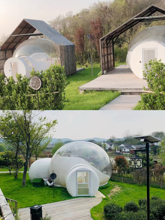 南京有一家可以看星星的泡泡民宿