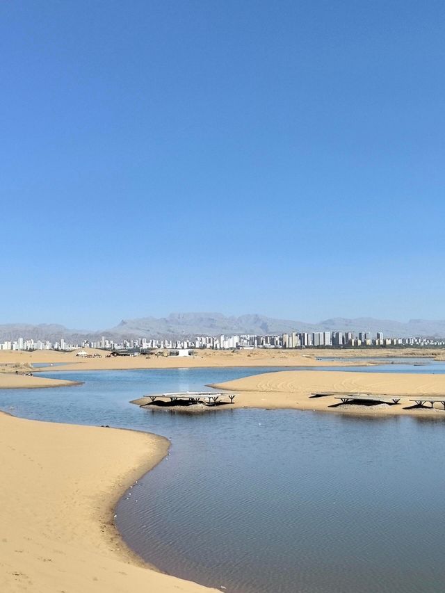 內蒙古烏海|有沙漠有湖泊有城市。