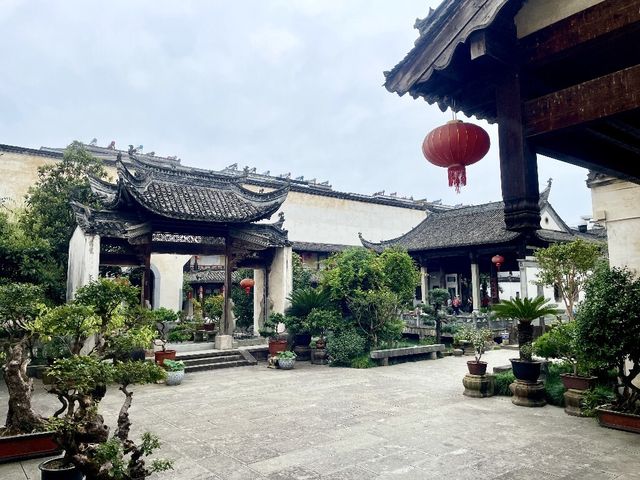 古色古香徽商大宅院。