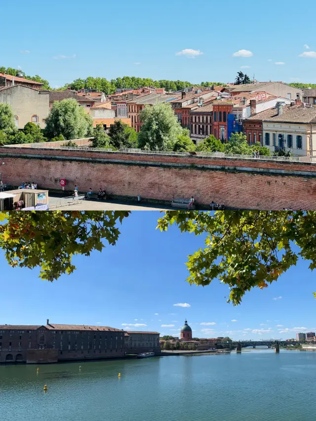 Toulouse, the pink city, let me be immersed in comfort. 