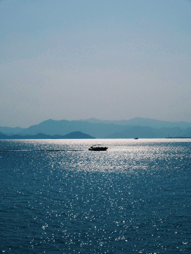 深圳市背仔角：沙灘與海的浪漫交響#