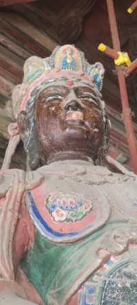 歲月靜好獨樂寺  3 三塊匾與彩泥大觀音
