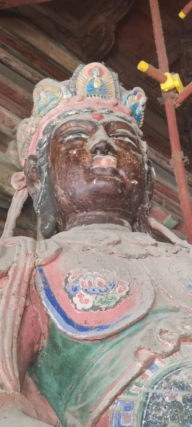 歲月靜好獨樂寺  3 三塊匾與彩泥大觀音