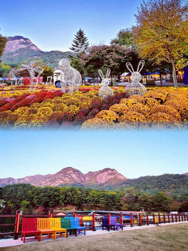 韓國抱川市山井湖水，秋季浪漫打卡地！