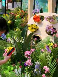 市中心的莫奈花園，蘇河灣萬象天地