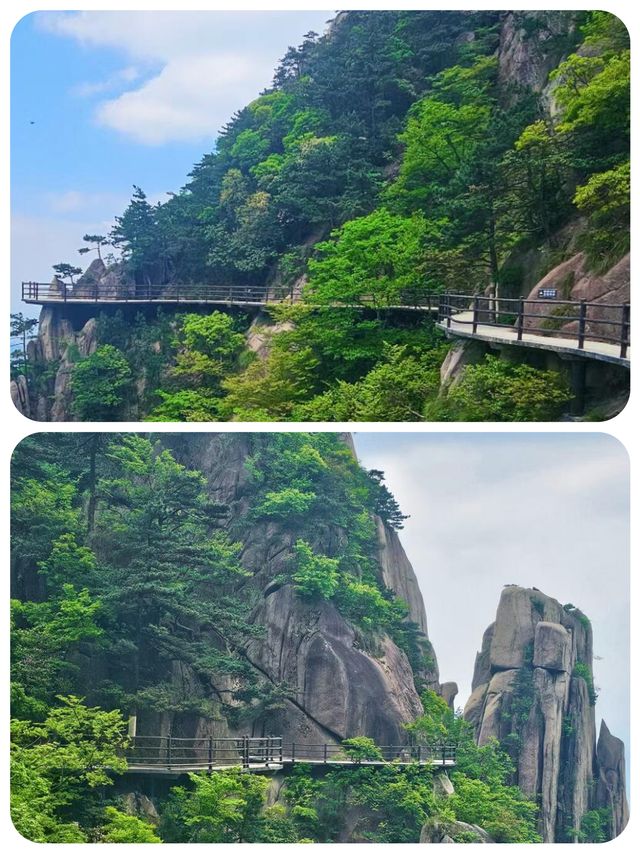 現時的九華山春暖花開，自然風光絕美