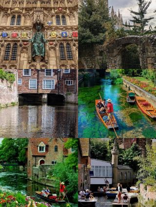 I thought London was beautiful enough until I came to Canterbury.