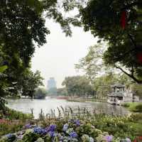 🌟【廣州荔灣湖公園實況分享｜春日限定繡球花況與週末遊玩體驗】