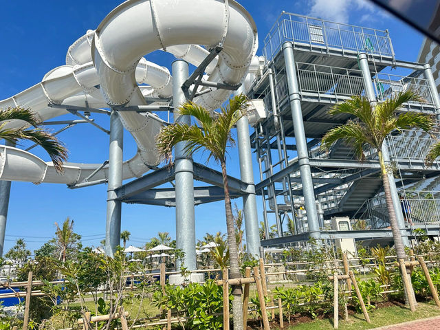 🌊沖繩必玩！殘波岬美爵度假酒店水上樂園