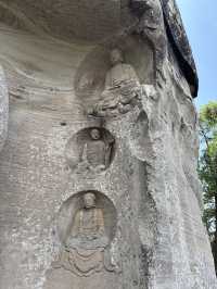 【四川・安岳】風化が美しい茗山寺