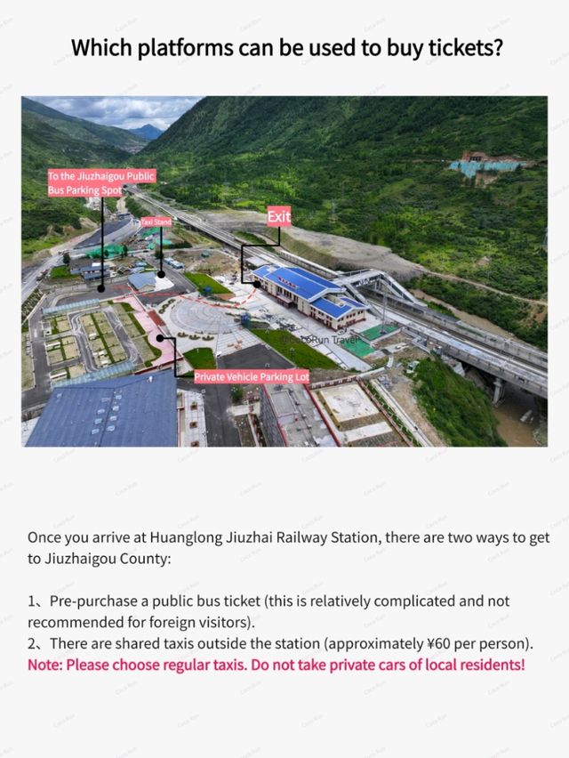 Jiuzhaigou Scenic Area Map & Bullet Train Travel Guide