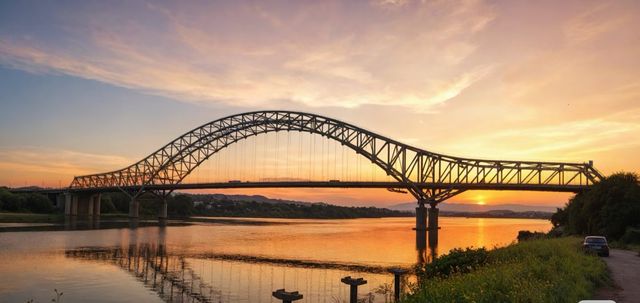 柳州白沙大橋／城市的璀璨地標