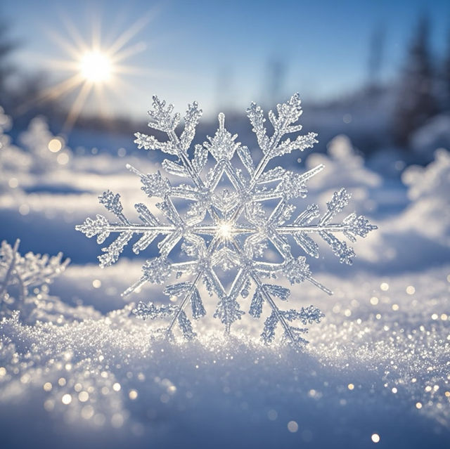 一片雪花,一抹寧靜 | 冬天的治癒瞬間 一片雪花,一抹寧靜 | 冬天的治癒瞬間