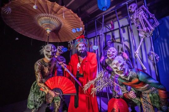 別等明年！太湖演藝城的中式萬聖尾巴抓牢了