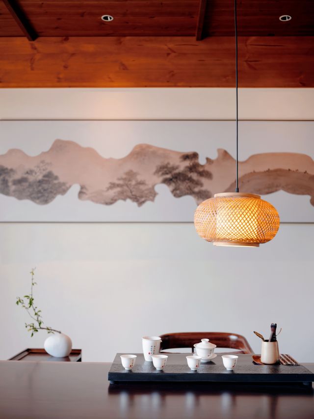 新餘泊心雲舍｜推窗撞進山野綠！中式禪意民宿細節戳到心巴上