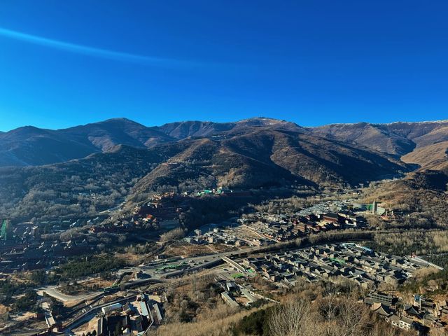 五台山淡季晚霞與1080級台階的挑戰