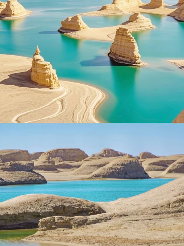 青甘環線必打卡！烏素特水上雅丹保姆級攻略