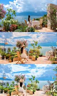 不是南法!就在大理,住進懸崖上的南法夢境,270°海景巨美!