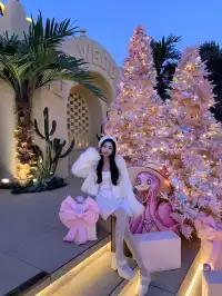 抓住長春的粉色聖誕樹啦 