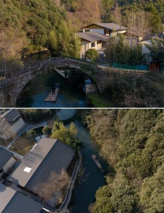 계곡과 시냇물이 둘러싸고 있어요! 소흥 이 민박집은 휴가 보내기에 정말 딱이에요