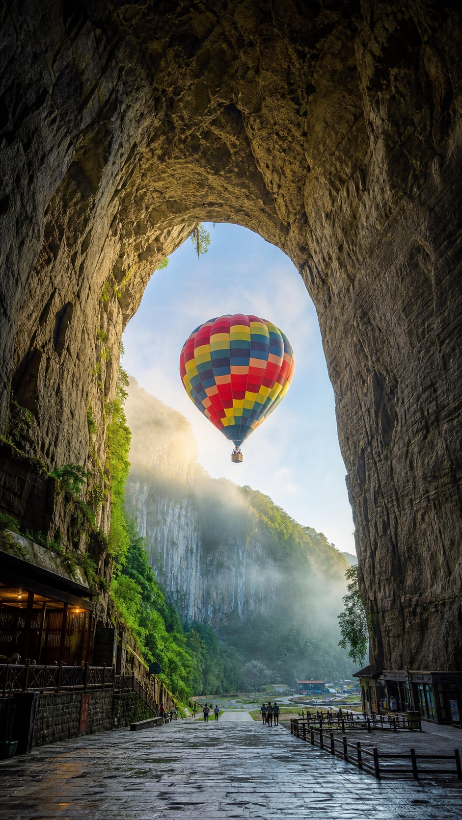 16°C inside the cave! Ride a hot air balloon in Asia's largest karst cave—this summer retreat in Hubei can no longer be kept secret