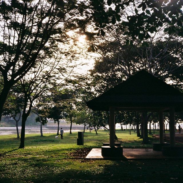 Sunrise at pulau ubin
