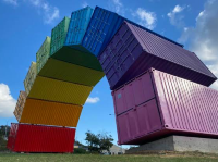 珀斯景點 🌈 Rainbow Sea Container 👣 Fremantle街頭藝術品 🫧 打卡必到的彩虹貨櫃