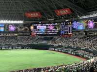 福岡・百道浜。『福岡PayPayドーム』で野球観戦。