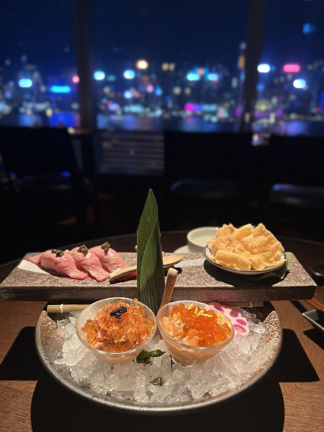 【🦁 尖沙咀美食】浪漫維港夜景意日fusion菜～