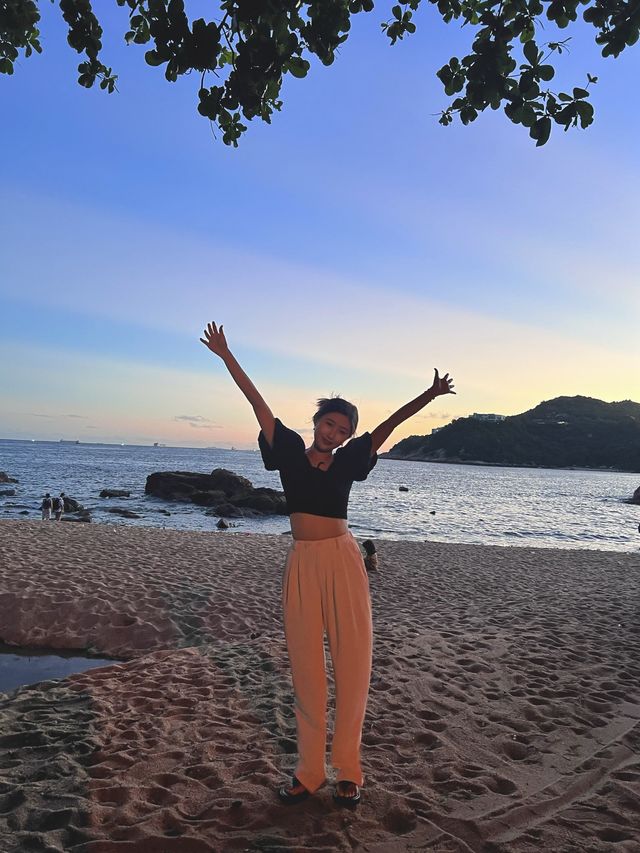 ‼️本地遊 •發掘隱藏的觀賞日落好去處🌄！赤柱後灘 🥰讓你陶醉在海濱區的浪漫情調中