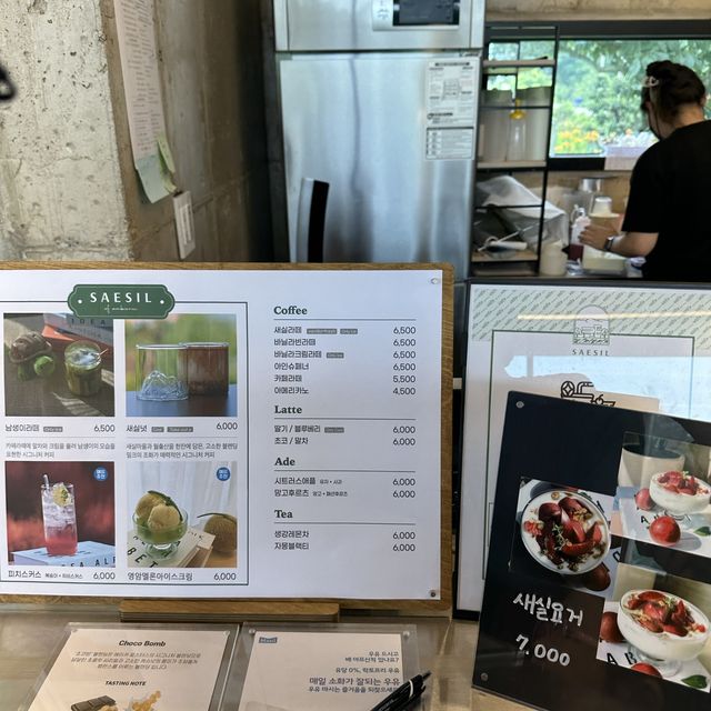 영암의 초록뷰를 볼 수 있는 힐링 카페 “새실오브앰비언스“