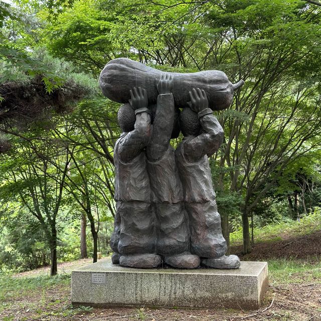 ❤️아이들과 산책하기 좋은 월출산 조각공원❤️