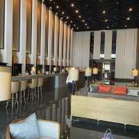 The luxurious lobby of Silk Place Tainan