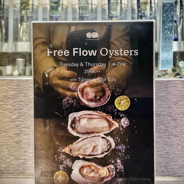 Fresh Free Flow Oysters in Jakarta
