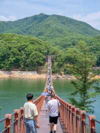 산책하기좋은 마장호수 출렁다리