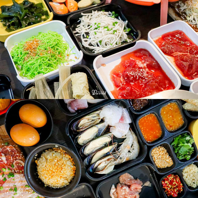 ชาบูราคาสุดคุ้ม มีของสไตล์หมาล่าด้วย! 