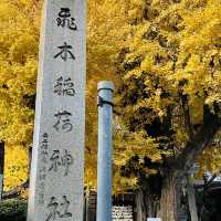 兩個東京巿區隱敞超美銀杏神社