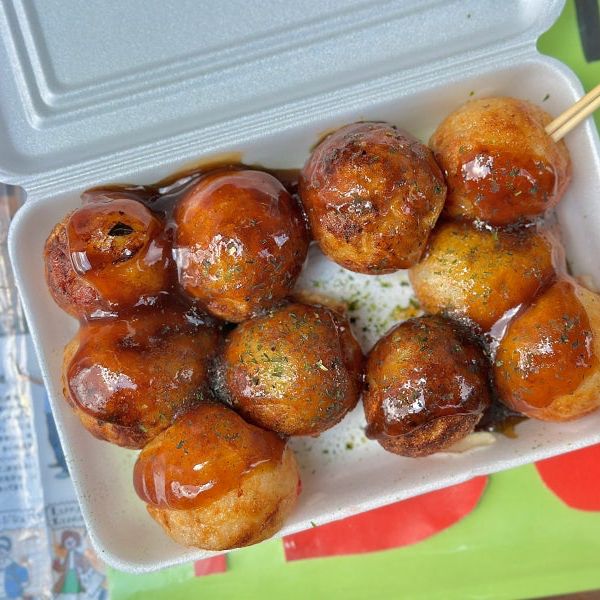 후쿠오카 타코야끼 로컬 맛집 오호리 공원 타코야끼 '만푸쿠'(Manpuku)